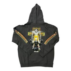 Shonen Jump Death Note Misa Stained Glass Hoodie XL Bristol Black Anime Pullover